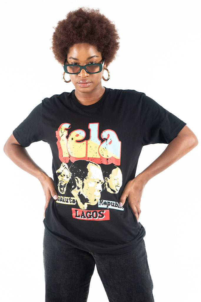 fela kuti kalakuta republic t-shirt