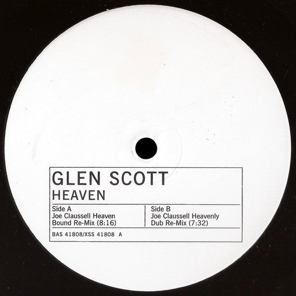 Glenn Scott – Heaven (Format: 2 × Vinyl, 12", 33 ⅓ RPM, Promo, Double Pack)