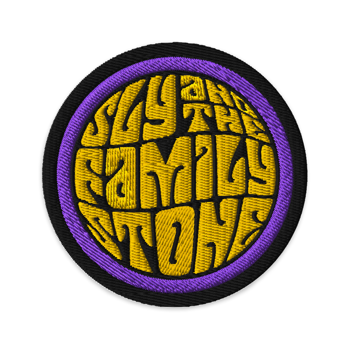 SLY AND THE FAMILY STONE EMBROIDERED PATCH
